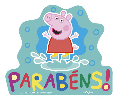 Vela De Aniversário Peppa Pig Plana