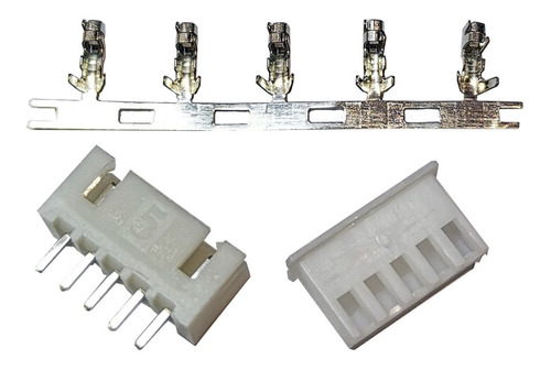 10 Juego Conector 5 Pin Pcb Xh 2.54 Jst 70pcs Total [ Max ]