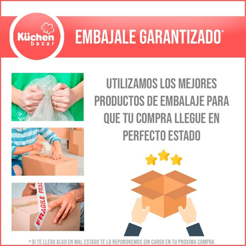 Imagen 6 de 10 de Set X3 Colador De Acero Para Cocina Kuchen