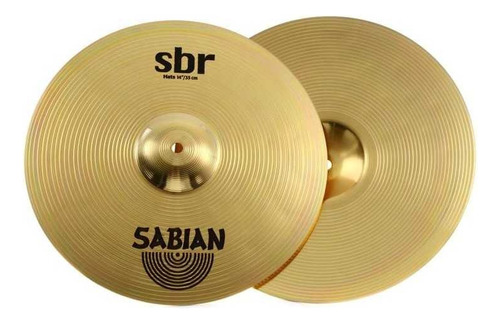 Platillos Bateria Sabian Sbr1402 Hi Hat 14 Bronce 