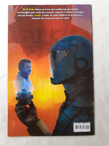 Star Wars: Darth Vader Nº 10 - 1ª Série - Ed. Panini - 2016 (Usado)
