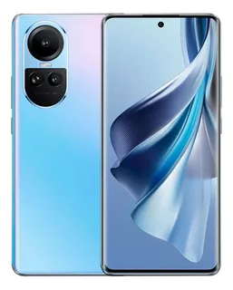 Smartphone Oppo Reno 10 5g: Procesador Dimensity 7050, Ram De 8gb, Almacenamiento De 256gb, Pantalla Amoled 6.7 Fhd+, Coloros 13.1. Color Azul.