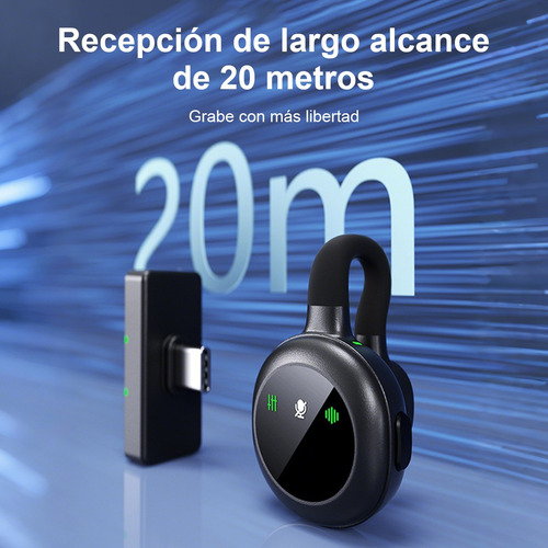 Micrófono Lavalier Reducción De Ruido Para Android/iPhone/pc