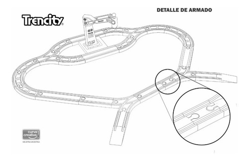 Trencity Pista Aventura En El Bosque 33 Piezas Mundo Manias