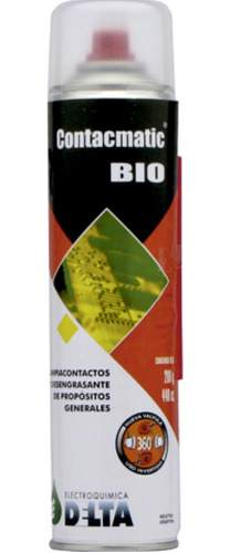 Limpia Contactos Desengrasante Contacmatic Bio 440cc Delta