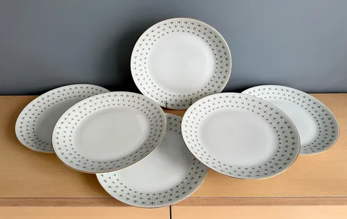 Platos playos de porcelana verbano hotsell