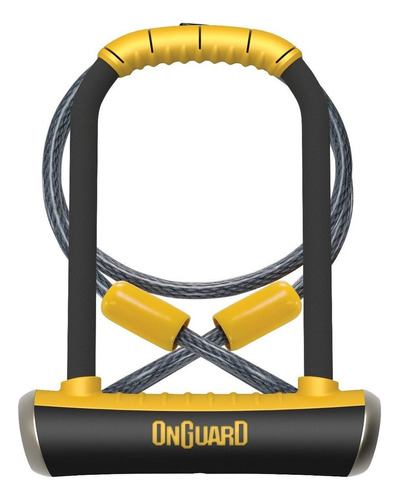 Onguard 8005 candado tipo u pitbull seguridad 80 bici moto color negro