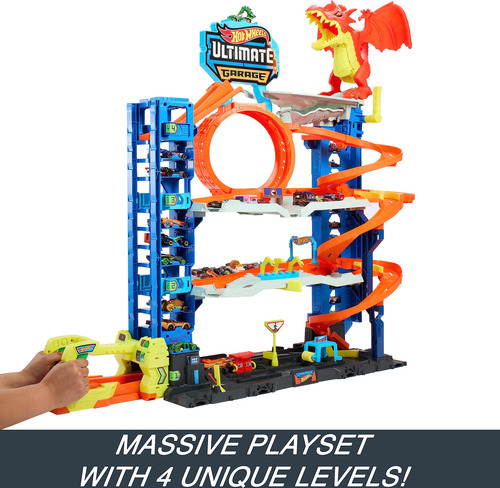 Playset Hot Wheels City Ultimate Garage Con 2 Coches Y 50 Co