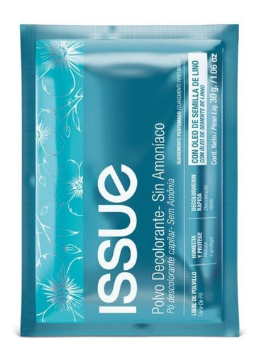 Imagen 1 de 2 de 6 Packs Polvo Decolorante Azul, Sin Amoníaco - Issue X 30g