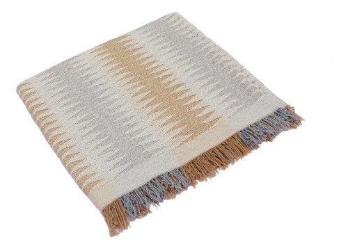 Imagem 1 de 4 de Manta Sofá Soft Chevron Frete Gratis P/ 3 Peças