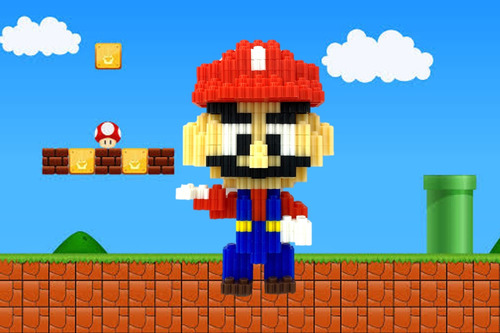 Juguetes Armar Super Mario Bros Bloques De Construcción