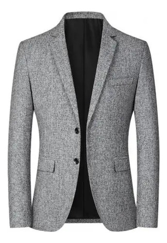 Chaqueta Tipo Blazer Formal Para Hombre Con Solapa De Un Sol