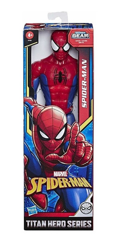 Imagen 3 de 6 de Muñeco Marvel Hombre Araña 29cm Spiderman Original Hasbro