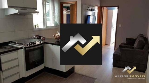 Cobertura Com 2 Dormitórios À Venda, 80 M² Por R$ 265.000 - Vila Junqueira - Santo André/sp - Co0530