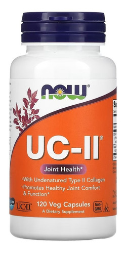 Now Uc-ii Cartílago De Pollo Salud Articulaciones X 120 Cáps