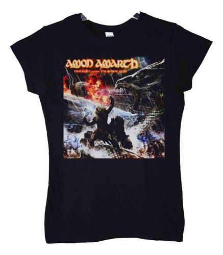 Polera Mujer Amon Amarth Twilight Of The Thunder God Metal A