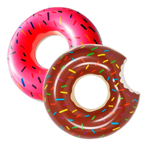 Flotador Dona Donuts Inflable 100cm Piscina Verano B13