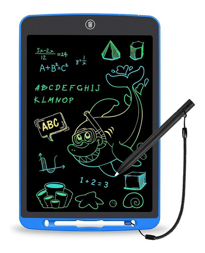 Tableta Lcd Para Escritura Dibujo Ideal Niños 12 PuLG Azul