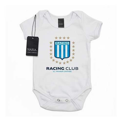 Body Bebe Manga Corta Racing Dibujo Art Logo - Dera5