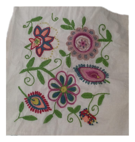 Funda Almohadón 46x46 Cm Con Motivo Para Bordar Elefante