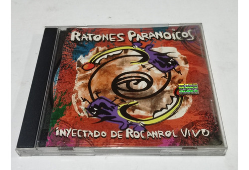 Cd Ratones Paranoicos Inyectado De Rocanrol Vivo Original 