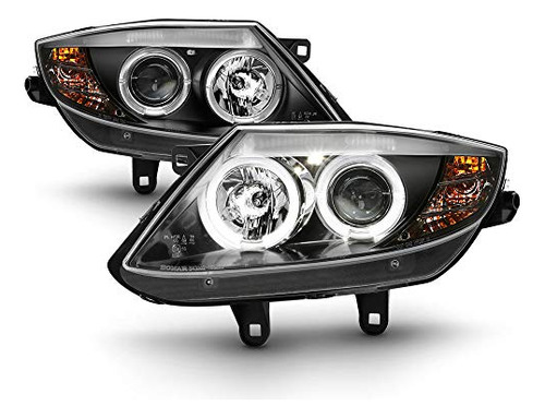 Acanii - Para Hid Modelo ******* Bmw Z4 Led Halo Negro Carca