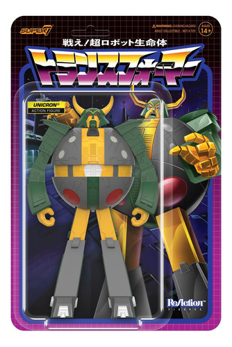 Super7 Transformers Unicron (prototype) 6 Transformers Y