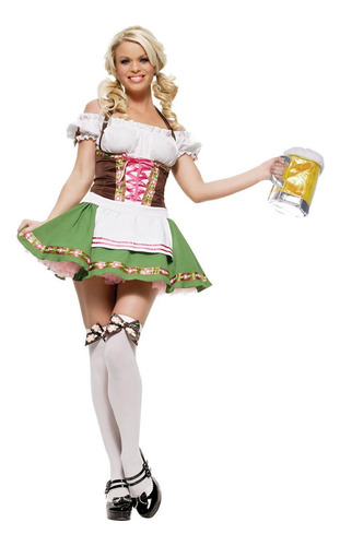 Disfraz De Oktoberfest Beer Babe Para Mujer De Leg Avenue, T