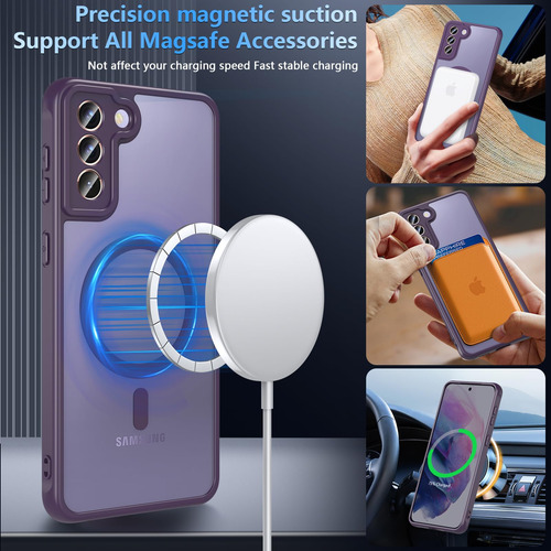 Phone Case Hensinple For Samsung Galaxy S21 Plus Purple