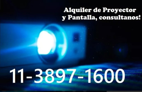 Alquiler Proyector Pantalla Gigante Fiesta Eventos Ballester