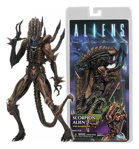 Mz Figuras De Acción Neca Alien Scorpion Movable Xenomorph