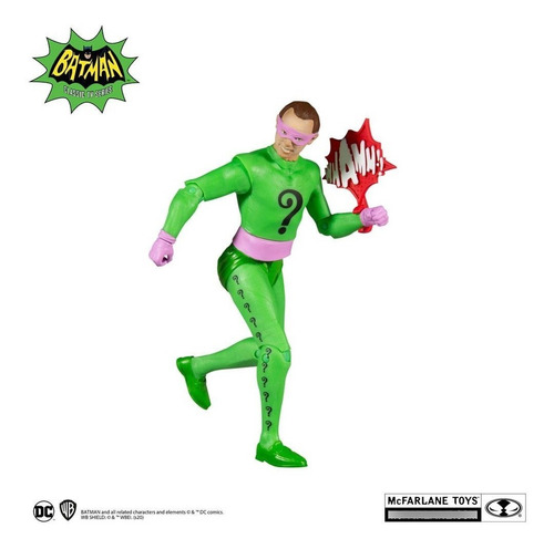 Figura The Riddle Retro Dc Batman Classic Tv Serie Mcfarlane