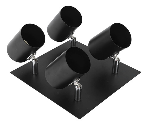 Kit De Iluminación Led De 4 Luces, Negro, 4 Vías