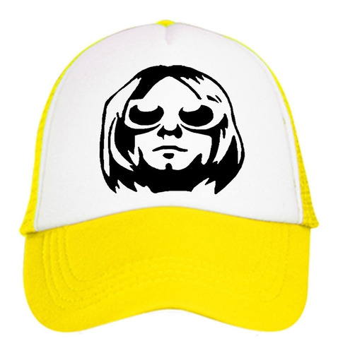 Gorras Estampadas Sublimadas Bandas De Rock Kurt Kobain R47