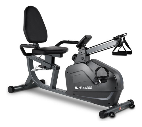 Bicicleta Recostada Horizontal Con Bandas Maxkare 5665r