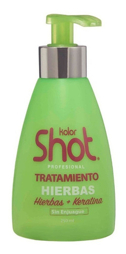 Tratamiento Cabello Teñido De Hierbas + Keratina Kolor Shot