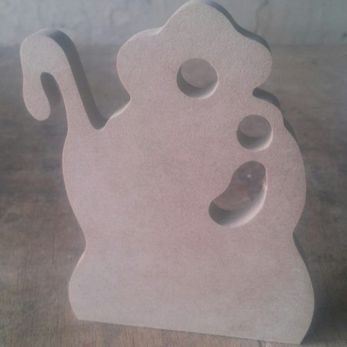 Imagen 1 de 6 de Bellas Siluetas De La Divina Pastora En Mdf 9mm 10 Cms