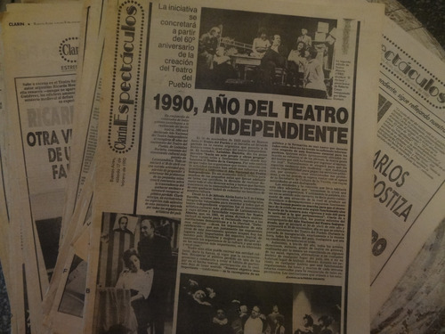 Clarin Espectaculos 1990 Teatro Del Pueblo Independiente