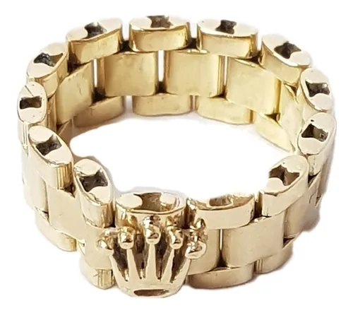 Anillos rolex de oro sales
