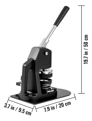 Kit De Prensa Perforadora Button Maker Machine Vevor De 1+2.