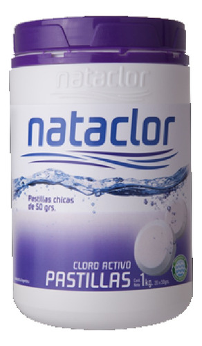 Pastillas Cloro Multiaccion 50 Gr. Nataclor 1 Kg.