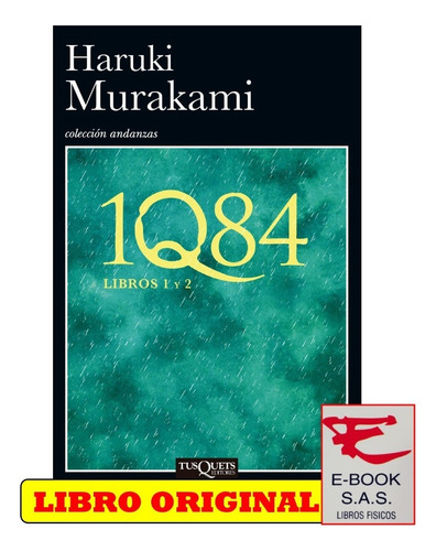 1q84 Libros 1 Y 2, De Haruki Murakami. Editorial Tusquets, Tapa Blanda En Español