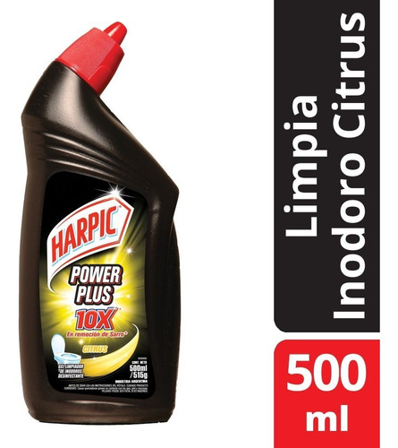 Harpic Power Plus Citrus 500ml Limpia Inodoros 