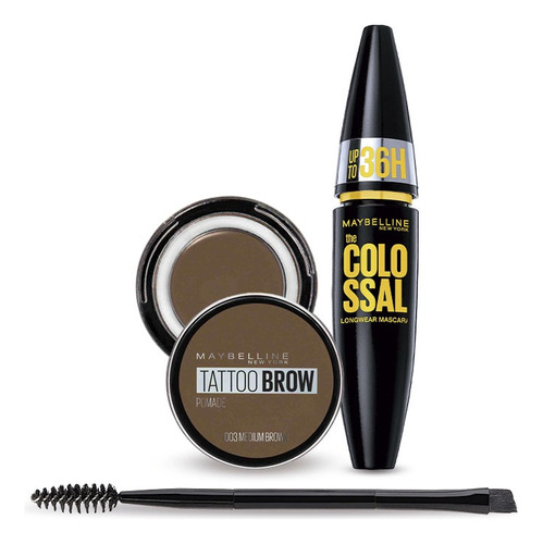 Pack Máscara Colossal + Tattoo Studio Brow Pomade