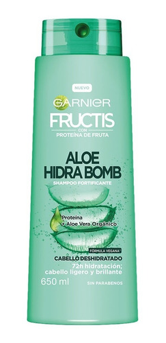 Imagen 4 de 6 de Shampoo Aloe Hidra Bomb 650ml Fructis