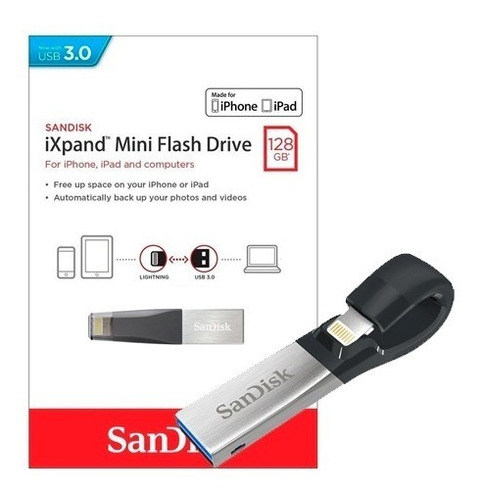 Pendrive 128gb iPhone iPad iPod Usb Pc Lightning Sandisk