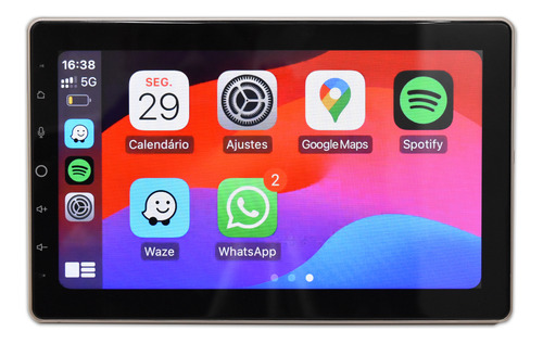 Multimidia Android Gps Carcplay Compativel Com Tv 32 Gb Amz