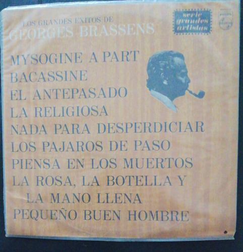 Los Grandes Exitos De Georges Brassens Francia Disco Vinilo