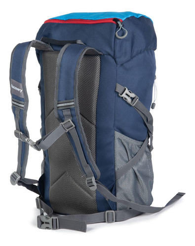 Mochila Camping 35 Litros, Color Celeste Diseño de la tela Diamond Ripstop