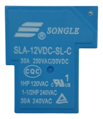 Relé  12vdc 30a 6pin Modelo Sla-12vdc-sl-c 